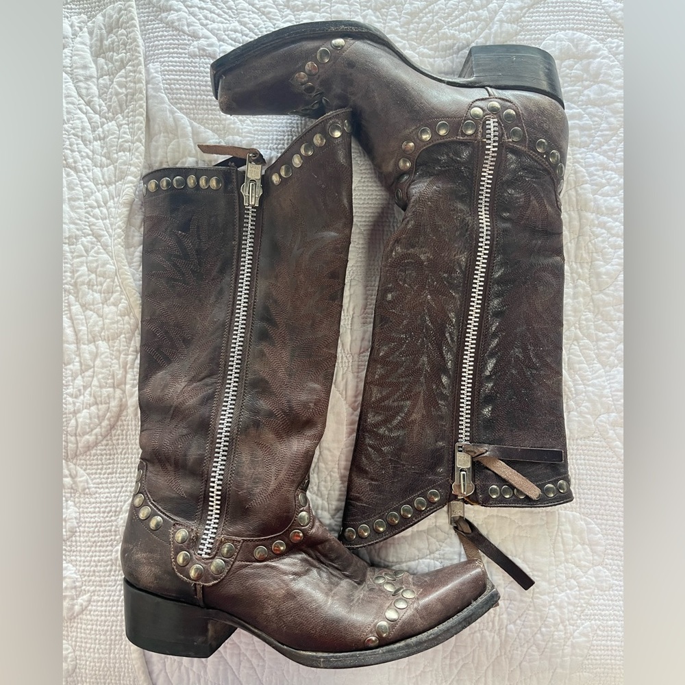 Old Gringo Boots Size 7 1/2 Brown